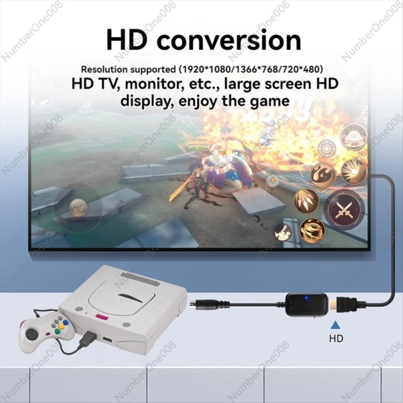 HDMI Converter Cable for Sega  - đánh giá và giá Gaming Console Tv