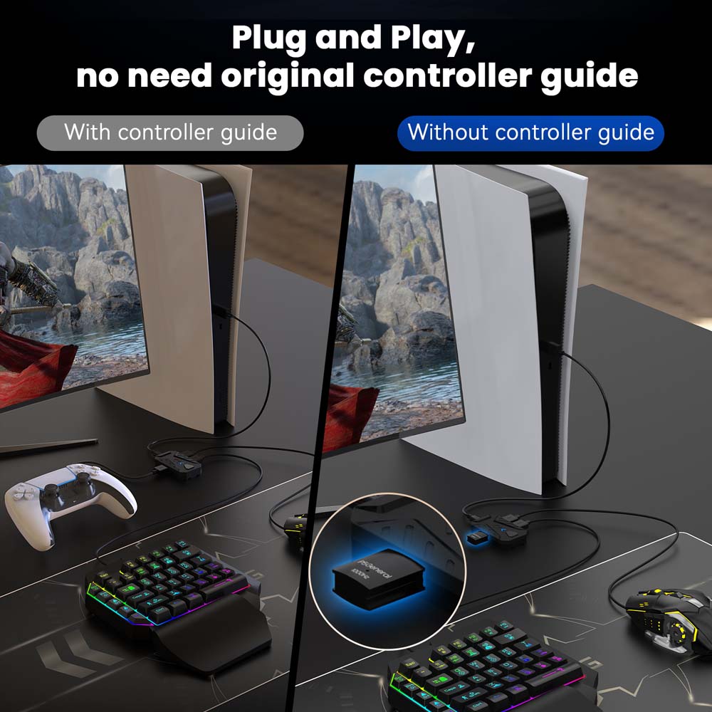 for PS5 Gaming Keyboard Mouse  - đánh giá và giá Gaming Console Buttons