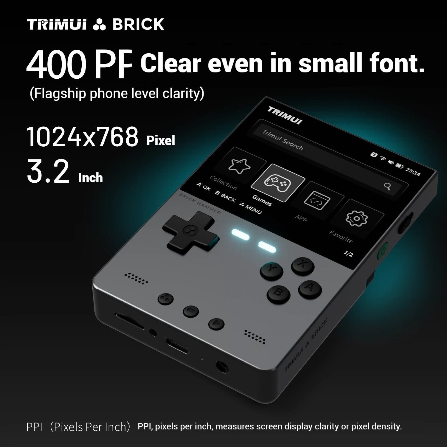 TRIMUI Brick Hammer All Metal  - đánh giá và giá Gaming Console All