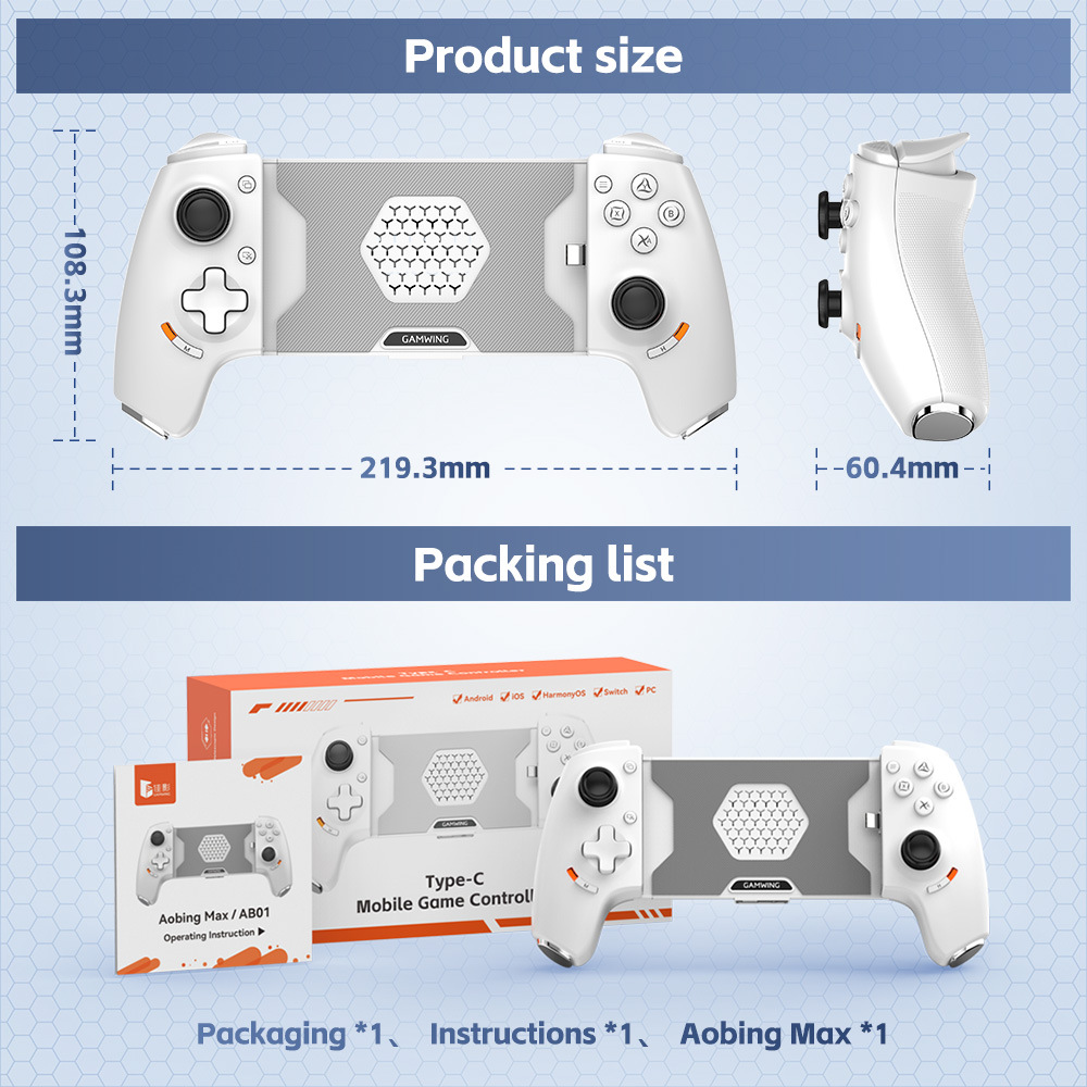Original Gamwing Aobing Max Ty - đánh giá và giá Gaming Console For Phone