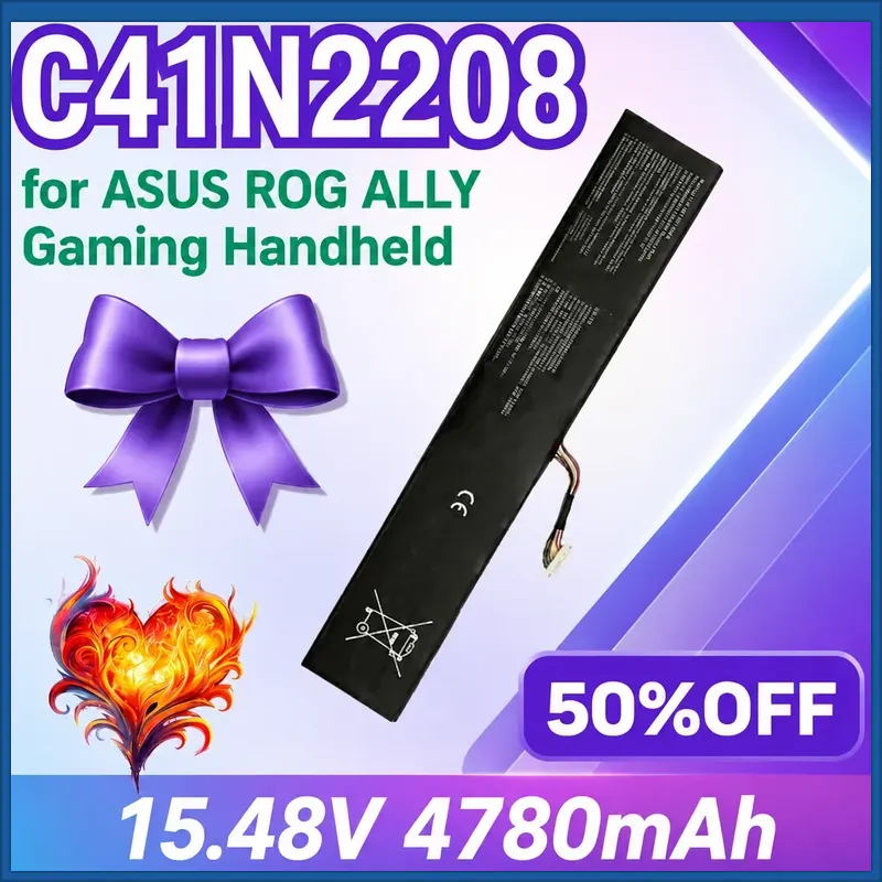 New C41N2208 4780mAh 15.48V Ha - đánh giá và giá Gaming Console Rog Ally